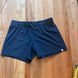 Roxy Deep Blue Elastic Waist Shorts